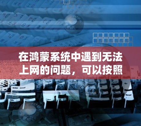 在鸿蒙系统中遇到无法上网的问题，可以按照以下步骤进行排查和解决