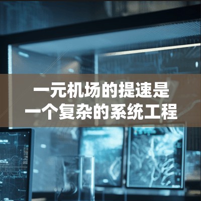 一元机场的提速是一个复杂的系统工程，涉及多个方面，每个方面都需要综合考虑。以下是一个详细且系统化的解释