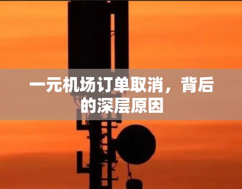 一元机场订单取消,背后的深层原因 一元机场订单取消,背后的深层原因