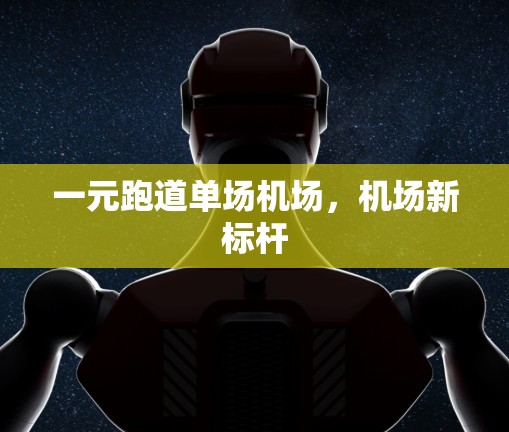 一元跑道单场机场，机场新标杆