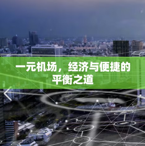 一元机场，经济与便捷的平衡之道