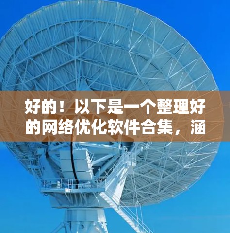 好的！以下是一个整理好的网络优化软件合集，涵盖了SEO优化、页面优化、用户体验优化、搜索引擎优化等方面，供您参考