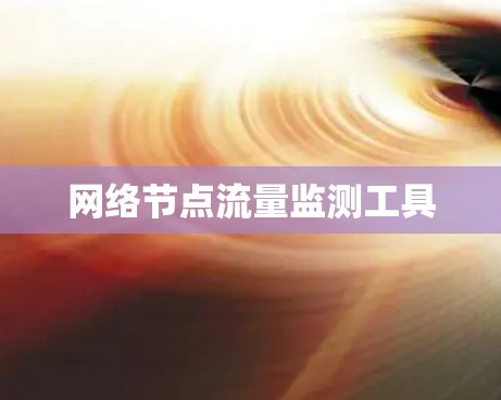 网络节点流量监测工具